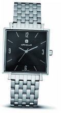 Hanowa 16-5019.04.007 Eleganza Square Black Dial Steel