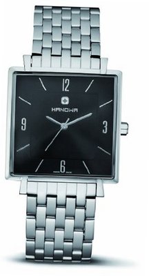 Hanowa 16-5019.04.007 Eleganza Square Black Dial Steel
