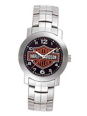 Harley Davidson 76A019 Black Dial Bracelet