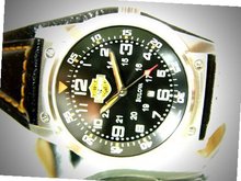 Harley Davidson Bulova . Black Dial. Leather Bracelet Style Strap, 76B31