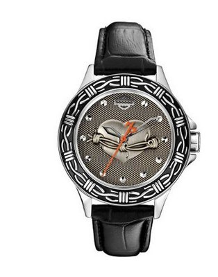 Harley-Davidson Bulova Heart & Barbed Wire Wrist 76L165