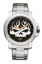 Harley-Davidson Bulova Skull Wrist 76A138