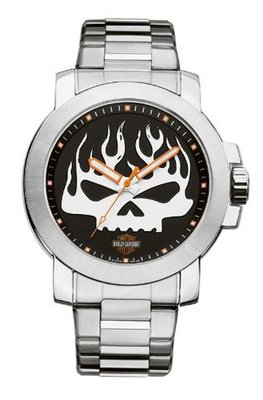 Harley-Davidson Bulova Skull Wrist 76A138