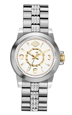 Harley-Davidson Silver Stainless Steel Wrist 78L117