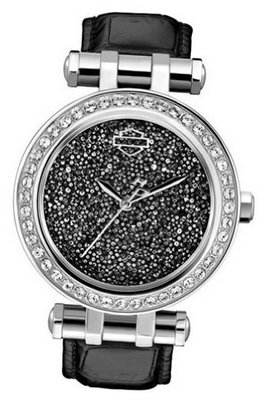 Harley-Davidson Sparkly Bling Wrist Black 76L170