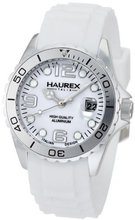 Haurex Italy 1K374DWW Ink White Rubber Band Aluminum