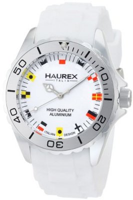 Haurex Italy 1K374UWF Ink White Rubber Band Flag-Like Indices Aluminum