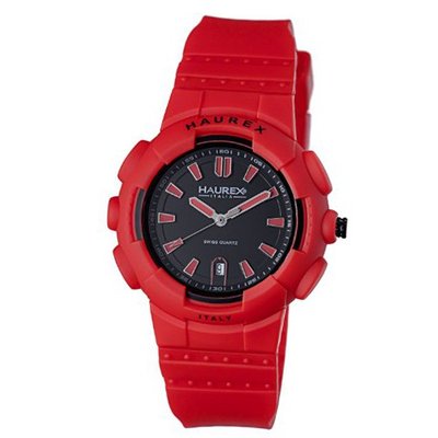 Haurex Italy 2P504URR "Tremor" Red Plastic and Rubber