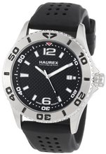 Haurex Italy 3A500UNN Factor Stainless Steel Rotating Bezel Luminous Date