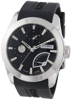 Haurex Italy 3A501UNN Magister Round Stainless Steel Day Retrograde Date