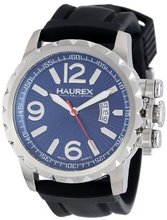 Haurex Italy 3A502UBN Aeron Stainless Steel Black Rubber Luminous Date