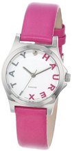 Haurex Italy 6A505DPP Diamond-Accented Mini City Pink Leather