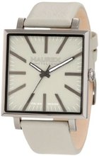 Haurex Italy 6J375UGG Leaf Gent Square Gray Leather