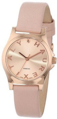 Haurex Italy 6R505DDT Diamond-Accented "Mini City" Rose Gold Dress