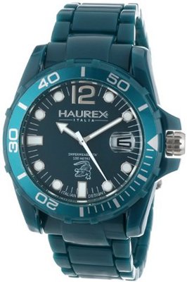 Haurex Italy B7354UBB Caimano Date Blue Dial Plastic Sport