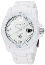 Haurex Italy W7354UWW Caimano Date White Dial Plastic Sport