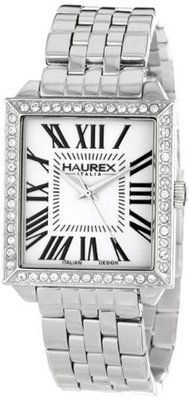 Haurex Italy XS376DW1 Prestige Stainless Steel Square Crystals