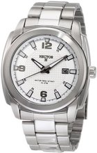 Hector 667054 Silver Textured Dial Bracelet Date