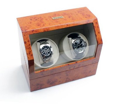 Heiden Battery Powered Dual Winder in Burlwood