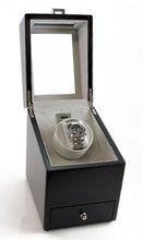 Heiden Grand Single Winder with Drawer in Black