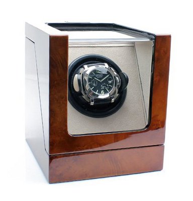 Heiden Vantage Single Winder with LCD - Burlwood