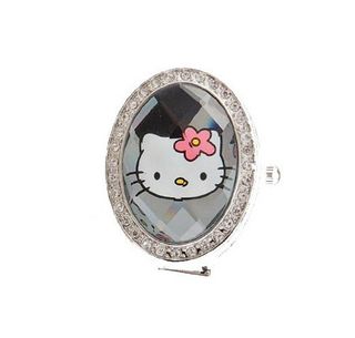 Hello Kitty Ring w/ Rhinestones by Sanrio
