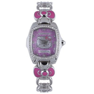 Hello Kitty Silver/Pink Stainless Steel