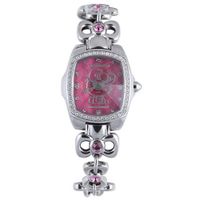 Hello Kitty Silver/Pink Stainless Steel