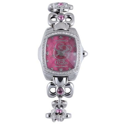 Hello Kitty Silver/Pink Stainless Steel
