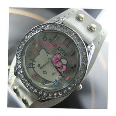 New Lovely Fashion Hello Kitty es Girls Ladies Wrist WKT@TLJ001W