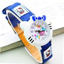New Lovely Fashion Hello Kitty es Girls Ladies Wrist WP@TLJ151647U