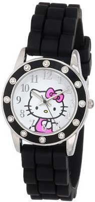 Sanrio Hello Kitty HKAQ5380 Analog Display Analog Quartz Black