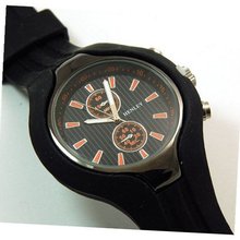 Henley Gents Black / Orange Chrono Effect Sports