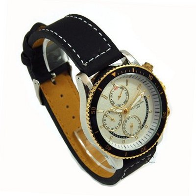 Henley Gents Chrono Effect Cream Dial Sports