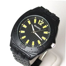 Henley Gents Jumbo Black & Yellow Sports