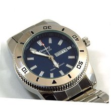 Henley Gents Smart Chrome Blue Bracelet Strap