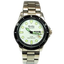 Henley Glamour Gents Bracelet Strap Large Dial
