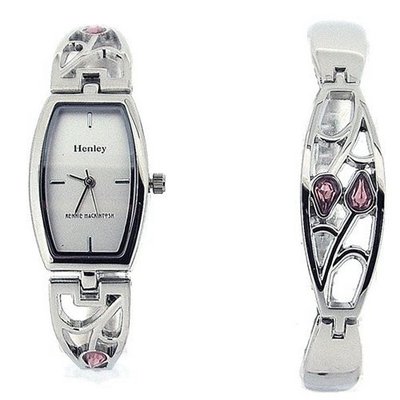 Henley Rennie Mackintosh Pinky/Lilac Crystal Ladies & Jewellery Set RMB3.5