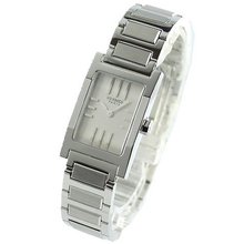 Hermes Tandem TA1.210.280/3800 19mm Silver Steel Bracelet & Case Anti-Reflective Sapphire