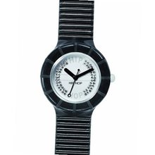 Hip Hop Ladies Crystals 32mm Wrist HWU0073 with Crystal Analogue Dial