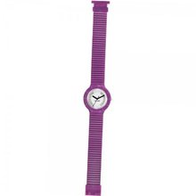 Hip Hop Ladies Crystals 35mm Wrist HWU0068 violet with Crystal Analogue Dial