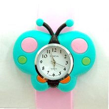 Butterfly Shape Youth w/ Slap Wrist Band - Pink