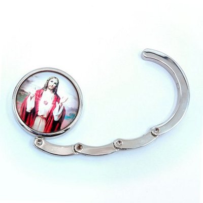 Jesus Christianity Foldable Purse Hanger Gift Items, Accessories Alloy