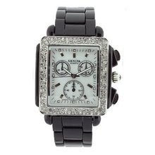 Square Face Rhinestone - Black