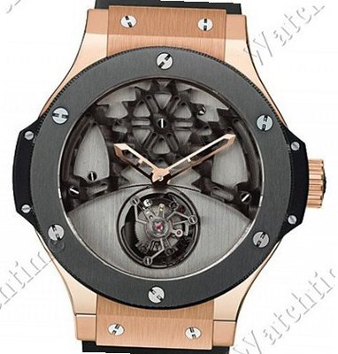 Hublot Bat Bang Tourbillon Gold Ceramic