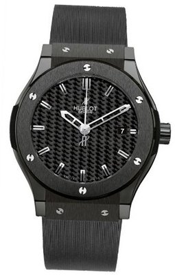 Hublot Classic Fusion Black Carbon Fiber Dial Automatic Black Rubber 511.CM.1770.RX