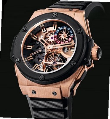 Hublot King Power Gold King Power Tourbillon GMT
