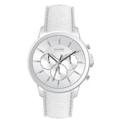 Brand New HUGO BOSS All White Chronograph 1512907