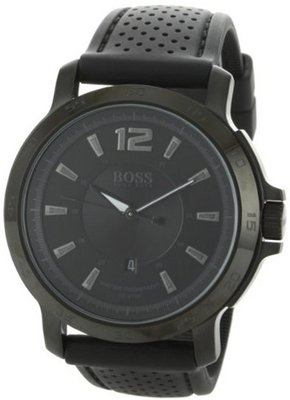 Hugo Boss 1512453 H2001 Black Dial Black Rubber Strap