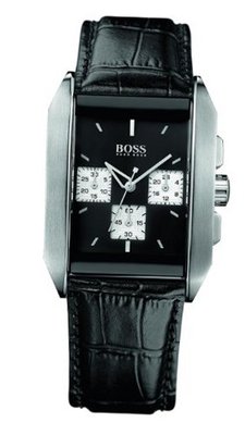 Hugo Boss 1512581 Chronograph Black Leather Strap